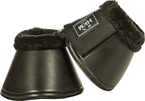 HKM 7542 Hufglocken Isa aus Lederimitat, Springglocken, Glittereffekt, schwarz/glitter XXL HKM 7542 Hufglocken Isa aus Lederimitat, Springglocken, Glittereffekt, schwarz/glitter XXL von HKM