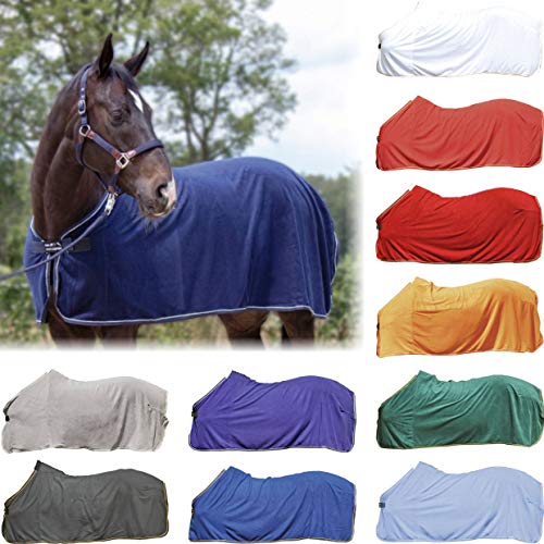 HKM 7901 Abschwitzdecke Polarfleece, Pferdedecke Weidedecke Stalldecke, 75-165 von HKM
