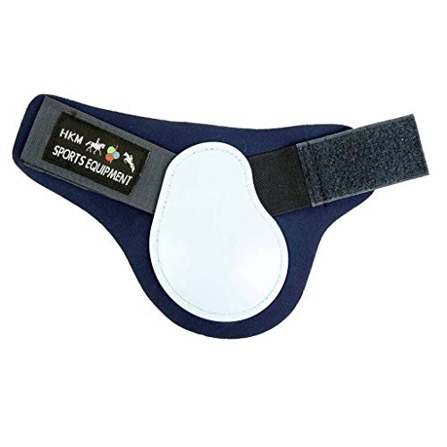 HKM 8551 Streichkappen Softopren für Hinterbeine, Anatomisch, Babyblau/Dunkelblau, L von HKM