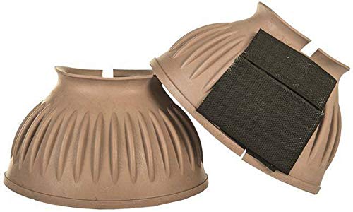 HKM 8605 Springglocken Atlanta, Gummispringglocken Gummi Hufglocken, Taupe, XXL von HKM