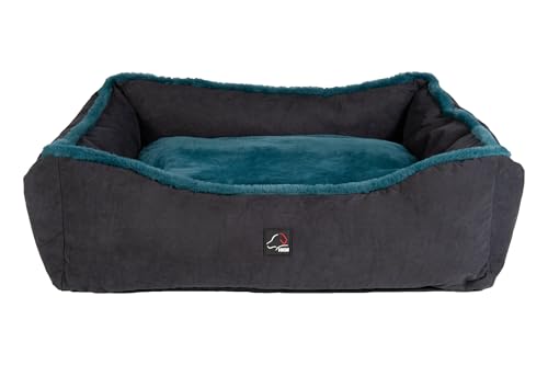 HKM ANAM Cara Hundebett Dunkelblau/Petrol L von HKM