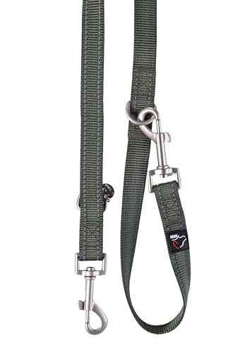 HKM ANAM Cara Nylon Hundetrainingsleine, Olive, L HKM ANAM Cara Nylon Hundetrainingsleine, Olive, L von HKM