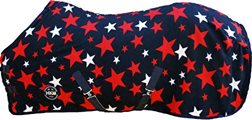 HKM Abschwitzdecke -Stars-, Rückenlänge 145 cm, dunkelblau von HKM