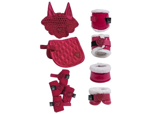 HKM Cuddle Pony Reitset Rot Einheitsgröße von HKM