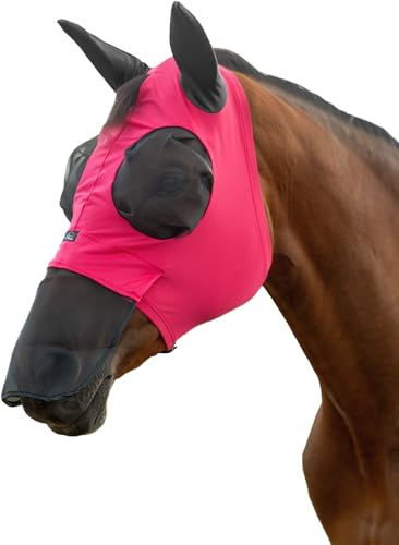 HKM Elastic Fliegenschutzmaske mit Nüsternschutz, Magenta, XS HKM Elastic Fliegenschutzmaske mit Nüsternschutz, Magenta, XS von HKM