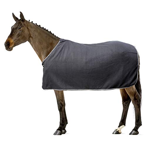 HKM Euroriding Abschwitzdecke Fleece Basic, Größe:115 cm, Farbe:schwarz von HKM