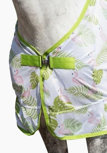 HKM Flamingo Fliegendecke, Grün/Rosa, 1,8 m von HKM