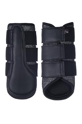 HKM Glitter Mesh Style Gamaschen, Schwarz, L von HKM