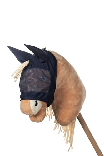 HKM Hobby Horsing Fliegenschutzmaske, Dunkelblau, Einheitsgröße von HKM