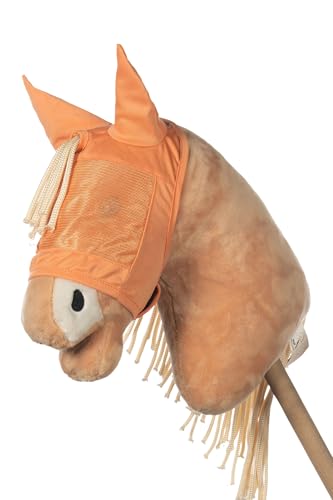 HKM Hobby Horsing Fliegenschutzmaske, Orange, Einheitsgröße von HKM