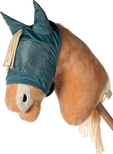 HKM Hobby Horsing Fliegenschutzmaske, Türkis, Einheitsgröße von HKM