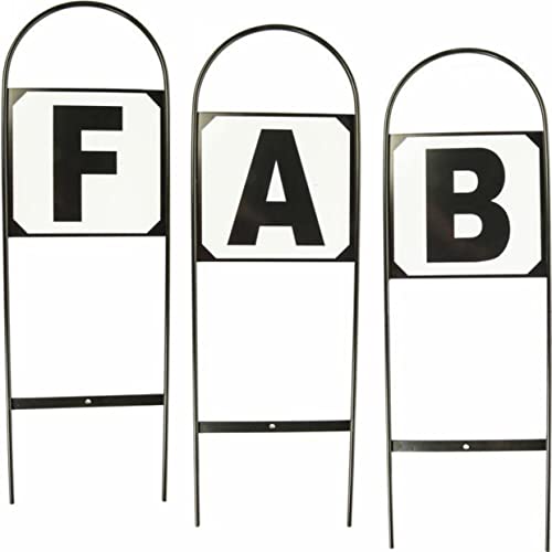 HKM Hufschlagbuchstaben, 8er Set9112, Schwarz, weißSt von HKM