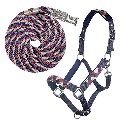 HKM Set mit Panikhaken Halfter 9769 Silbergrau/Navy/Koralle One Size HKM Set mit Panikhaken Halfter 9769 Silbergrau/Navy/Koralle One Size von HKM