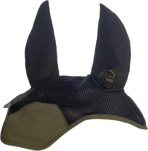 HKM Sports Fliegenhaube, Khaki, Vollblut von HKM