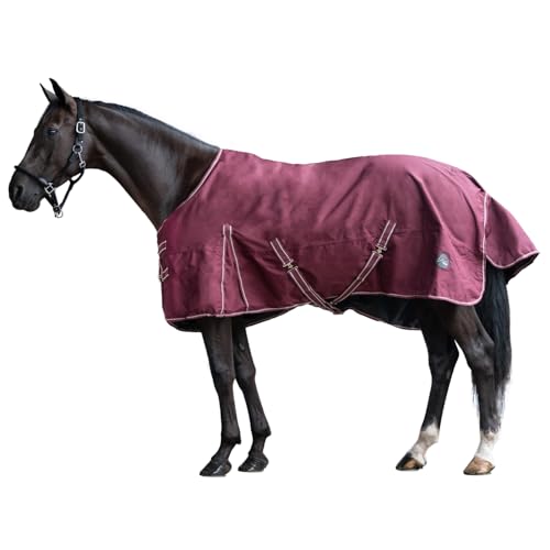 HKM - Outdoor Pferdedecke mit Fleece in weinrot; wasserdichte, Passgenaue & hochwertig verarbeitete Pferde Regendecke, 300 gr Füllung, 125 cm HKM - Outdoor Pferdedecke mit Fleece in weinrot; wasserdichte, Passgenaue & hochwertig verarbeitete Pferde Regendecke, 300 gr Füllung, 125 cm von HKM