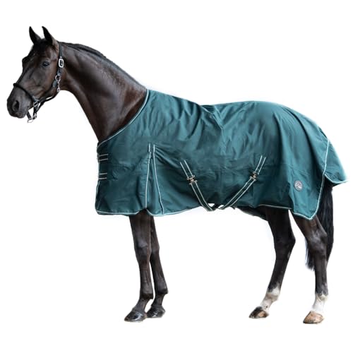 HKM - Outdoor Pferdedecke mit Fleece in dunkelgrün; wasserdichte, Passgenaue & hochwertig verarbeitete Pferde Regendecke, 300 gr Füllung, 165 cm HKM - Outdoor Pferdedecke mit Fleece in dunkelgrün; wasserdichte, Passgenaue & hochwertig verarbeitete Pferde Regendecke, 300 gr Füllung, 165 cm von HKM