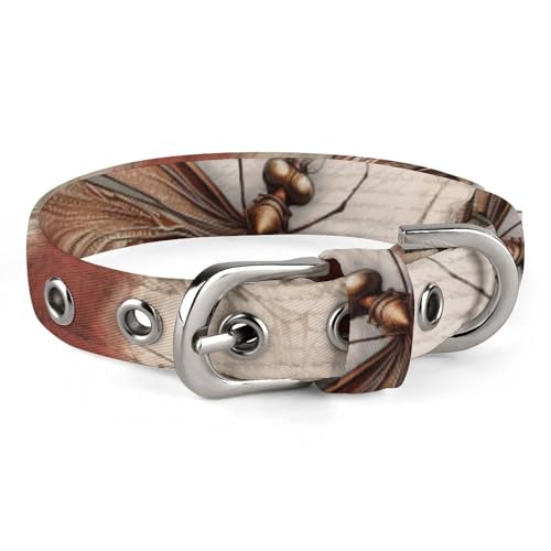 Hundehalsband, Libellen-Motiv, bedruckt, verstellbares Haustierhalsband, geeignet für kleine und mittelgroße Hunde, Katzen Hundehalsband, Libellen-Motiv, bedruckt, verstellbares Haustierhalsband, geeignet für kleine und mittelgroße Hunde, Katzen von HKMNTGD