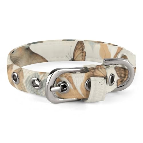 Hundehalsband, Mäuse und Blätter, bedrucktes Haustierhalsband, verstellbar, geeignet für kleine und mittelgroße Hunde, Katzen Hundehalsband, Mäuse und Blätter, bedrucktes Haustierhalsband, verstellbar, geeignet für kleine und mittelgroße Hunde, Katzen von HKMNTGD