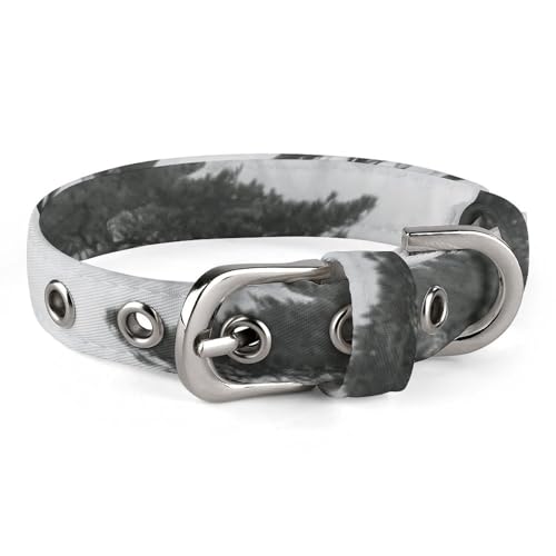 Hundehalsband, Neblige Bergkiefer bedruckt, verstellbares Haustierhalsband, geeignet für kleine und mittelgroße Hunde, Katzen Hundehalsband, Neblige Bergkiefer bedruckt, verstellbares Haustierhalsband, geeignet für kleine und mittelgroße Hunde, Katzen von HKMNTGD