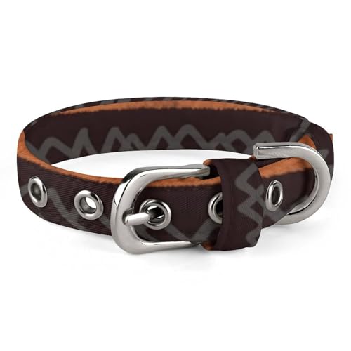 Hundehalsband, afrikanisches Schlammtuch, Tribal-Druck, verstellbares Haustierhalsband, geeignet für kleine und mittelgroße Hunde, Katzen Hundehalsband, afrikanisches Schlammtuch, Tribal-Druck, verstellbares Haustierhalsband, geeignet für kleine und mittelgroße Hunde, Katzen von HKMNTGD