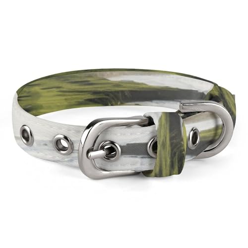 Hundehalsband, bedrucktes Haustierhalsband am Meer, Golfplatz, verstellbar, geeignet für kleine und mittelgroße Hunde, Katzen Hundehalsband, bedrucktes Haustierhalsband am Meer, Golfplatz, verstellbar, geeignet für kleine und mittelgroße Hunde, Katzen von HKMNTGD