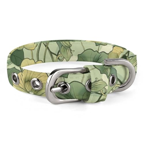 Hundehalsband, olivgrün, bedruckt, verstellbar, geeignet für kleine und mittelgroße Hunde, Katzen Hundehalsband, olivgrün, bedruckt, verstellbar, geeignet für kleine und mittelgroße Hunde, Katzen von HKMNTGD