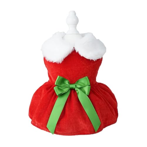 Haustier Weihnachtskleidung Haustier Lustige Kleidung Weihnachtskleidung Warmer Fleece-Mantel Welpe Hund Mode Weihnachtskleidung Weihnachtsmann Stehendes Kostüm (Farbe: C, Größe: L) von HKYBCF