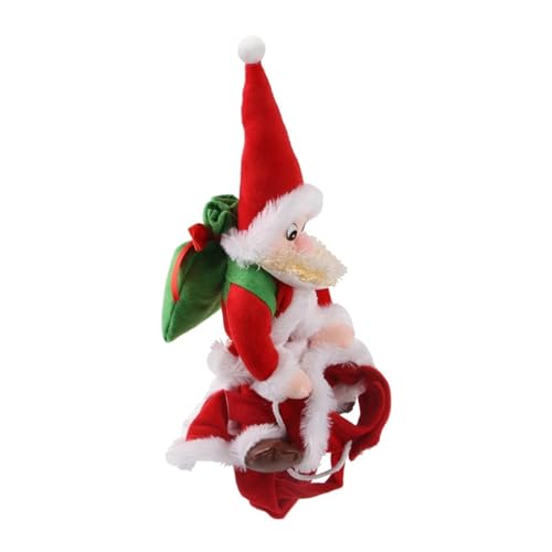 Haustier Weihnachtskleidung Niedlicher gemütlicher Hund Hoodie Mantel Weihnachtsweste Katzenjacke Weste Neujahr Party Dekorative Kleidung Haustier Weihnachtsmann Dress Up Kleidung (Farbe: Rot, Größe: von HKYBCF