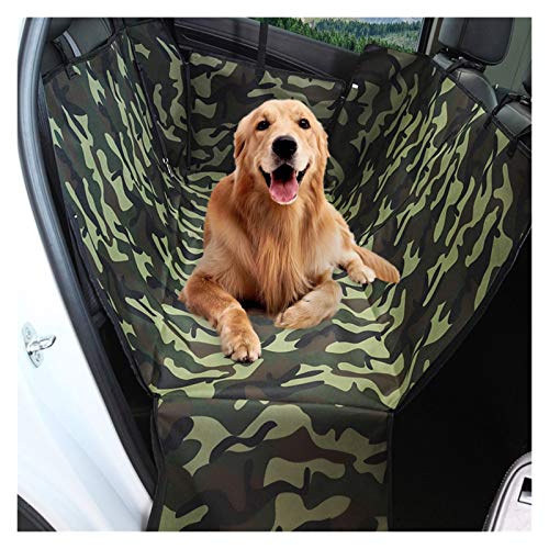 Hundeautositz wasserdichte Haustier Hund Träger hinten Rücken Pet Hund Auto Sitzbezug Transportsitz Kissen Hängematte for Pet Hundewelpen Katze 793 (Color : A(Double Seats), Size : 130x150x55cm) von HKYBCF