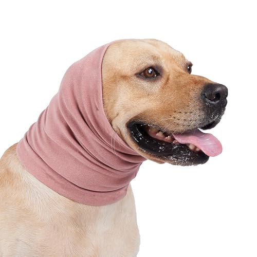 Hunde-Ohrenschutz zur Angstlinderung, Ohrenschützer für Hunde, Geräuschschutz, Hunde-Gehörschutz, Hals- und Ohrenwärmer, Kopfbedeckung für Komfort, beruhigende Kapuze für Fellpflege und Badetrocknung Hunde-Ohrenschutz zur Angstlinderung, Ohrenschützer für Hunde, Geräuschschutz, Hunde-Gehörschutz, Hals- und Ohrenwärmer, Kopfbedeckung für Komfort, beruhigende Kapuze für Fellpflege und Badetrocknung von HLMYER