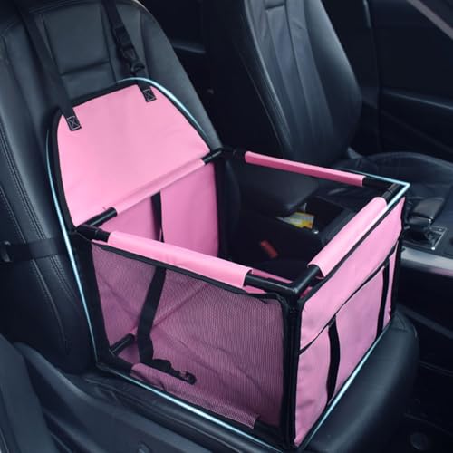 Hundeautositz für VW ID.4 ID.5 ID.3, Verstärkter Autositz für Kleine und Mittlere Hunde, Abnehmbarer Waschbar Hundesitz,A/Pink Hundeautositz für VW ID.4 ID.5 ID.3, Verstärkter Autositz für Kleine und Mittlere Hunde, Abnehmbarer Waschbar Hundesitz,A/Pink von HLTTXS