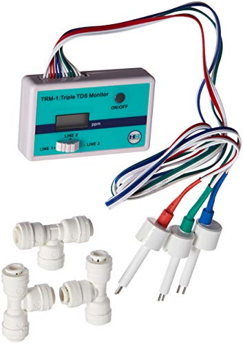 HM Digital Dreifacher Inline-RO/DI TDS Monitor mit 6,35 mm T-Armaturen HM Digital Dreifacher Inline-RO/DI TDS Monitor mit 6,35 mm T-Armaturen von HM Digital