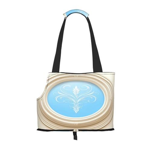 Barocke Blumenscheibe Hunde-Geldbörse, Haustier-Tragetasche, Tasche für kleine Hunde, Katzen, Welpen Barocke Blumenscheibe Hunde-Geldbörse, Haustier-Tragetasche, Tasche für kleine Hunde, Katzen, Welpen von HMBGFW