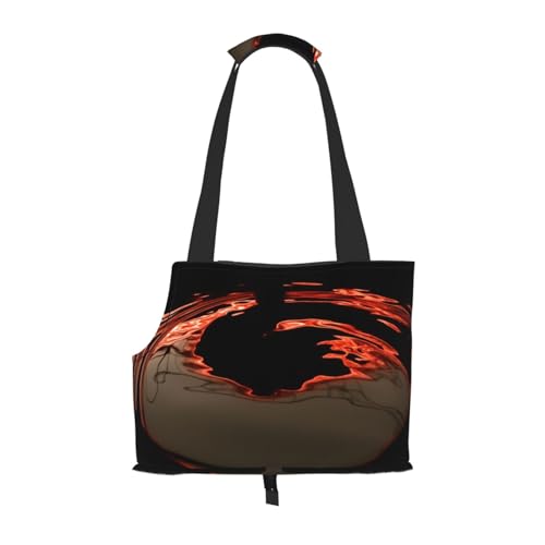 Black Fluid Firelight Reflective Dog Purse Carrier,Pet Tote Bag, Bag for Small Dogs Cats Puppy Black Fluid Firelight Reflective Dog Purse Carrier,Pet Tote Bag, Bag for Small Dogs Cats Puppy von HMBGFW