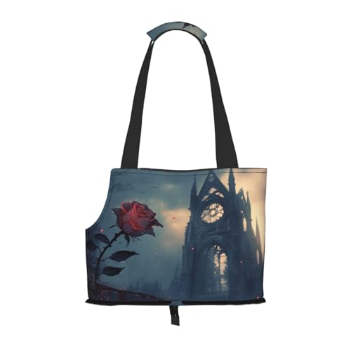 Blooming Roses Hunde-Geldbörse, Haustier-Tragetasche, Tasche für kleine Hunde, Katzen, Welpen Blooming Roses Hunde-Geldbörse, Haustier-Tragetasche, Tasche für kleine Hunde, Katzen, Welpen von HMBGFW