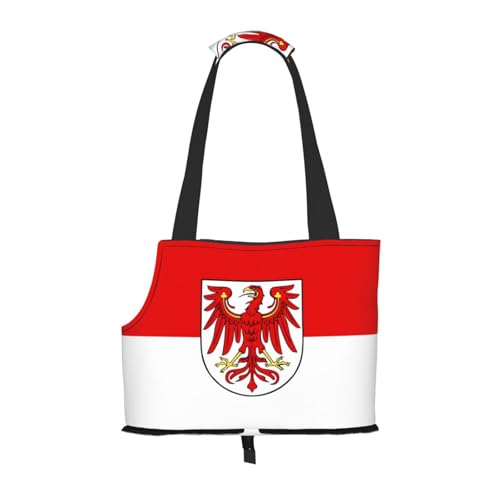 Brandenburger Flagge, Hunde-Geldbörse, Haustier-Tragetasche, Tasche für kleine Hunde, Katzen, Welpen Brandenburger Flagge, Hunde-Geldbörse, Haustier-Tragetasche, Tasche für kleine Hunde, Katzen, Welpen von HMBGFW