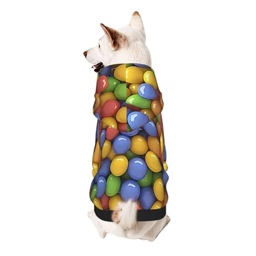 Color Ball Puzzle Hunde-Kapuzenpullover – weiche und atmungsaktive Haustierkleidung für kleine bis große Hunde, stilvolle und bequeme Hundekleidung Color Ball Puzzle Hunde-Kapuzenpullover – weiche und atmungsaktive Haustierkleidung für kleine bis große Hunde, stilvolle und bequeme Hundekleidung von HMBGFW
