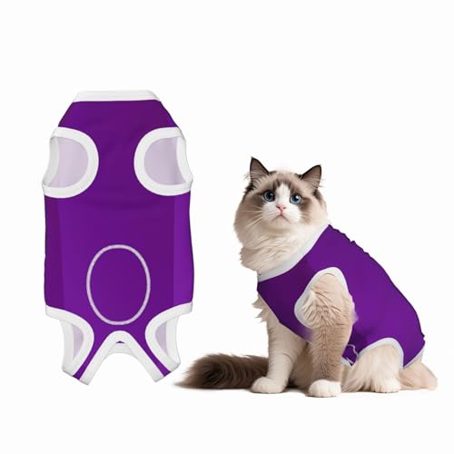 Dunkelvioletter Erholungsanzug für Hunde und Katzen nach Operationen, Haustier-Erholungsshirt, Einteiler für Haustiere, Operationsanzug Dunkelvioletter Erholungsanzug für Hunde und Katzen nach Operationen, Haustier-Erholungsshirt, Einteiler für Haustiere, Operationsanzug von HMBGFW