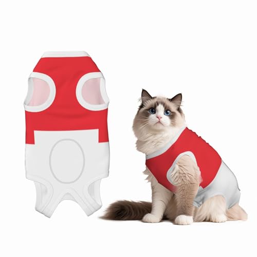Genesungsanzug für Hunde und Katzen nach Operationen, mit indonesischer Flagge, Haustier-Genesungsanzug, Einteiler für Haustier-Operationen Genesungsanzug für Hunde und Katzen nach Operationen, mit indonesischer Flagge, Haustier-Genesungsanzug, Einteiler für Haustier-Operationen von HMBGFW