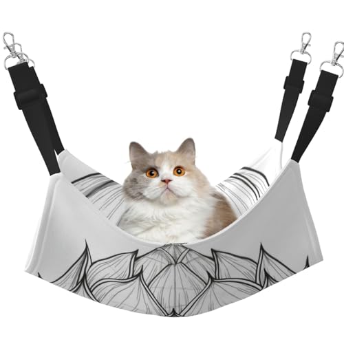 HMBGFW Budding Lotus Flower Reversible Cat Hanging Hammock Soft Breathable Pet Cage Hammock with Double Sided Hanging Bed for Small Dogs Rabbits HMBGFW Budding Lotus Flower Reversible Cat Hanging Hammock Soft Breathable Pet Cage Hammock with Double Sided Hanging Bed for Small Dogs Rabbits von HMBGFW