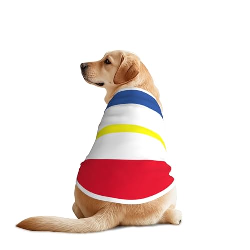Haustier-T-Shirts mit Flagge des Kantons Mecklenburg, Hundekleidung für große und mittelgroße Hunde, bequeme Hunde-Shirts, perfekt für den täglichen Gebrauch Haustier-T-Shirts mit Flagge des Kantons Mecklenburg, Hundekleidung für große und mittelgroße Hunde, bequeme Hunde-Shirts, perfekt für den täglichen Gebrauch von HMBGFW