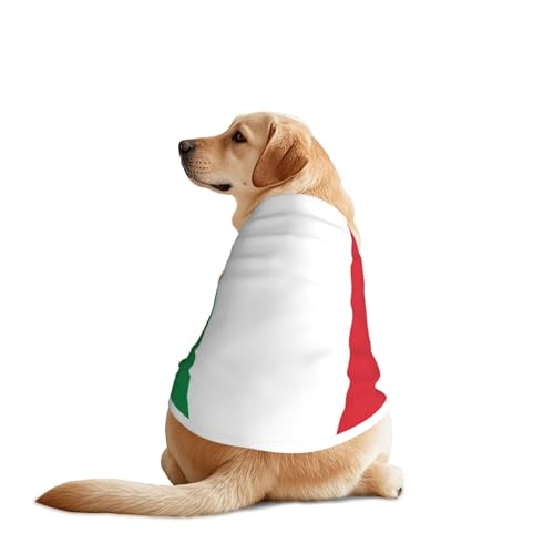 Haustier-T-Shirts mit italienischer Flagge, Hundekleidung für große und mittelgroße Hunde, bequeme Hunde-Shirts, perfekt für den täglichen Gebrauch Haustier-T-Shirts mit italienischer Flagge, Hundekleidung für große und mittelgroße Hunde, bequeme Hunde-Shirts, perfekt für den täglichen Gebrauch von HMBGFW