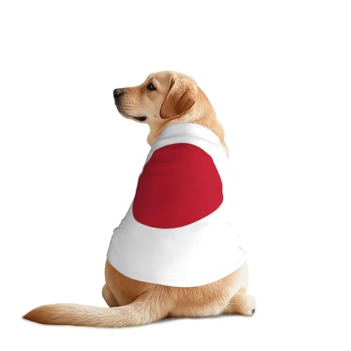 Haustier-T-Shirts mit japanischer Flagge, Hundekleidung für große und mittelgroße Hunde, bequeme Hunde-Shirts, perfekt für den täglichen Gebrauch Haustier-T-Shirts mit japanischer Flagge, Hundekleidung für große und mittelgroße Hunde, bequeme Hunde-Shirts, perfekt für den täglichen Gebrauch von HMBGFW