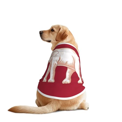 Haustier-T-Shirts mit siamesischer Souveränitätsflagge, Hundekleidung für große und mittelgroße Hunde, bequeme Hunde-Shirts, perfekt für den täglichen Gebrauch Haustier-T-Shirts mit siamesischer Souveränitätsflagge, Hundekleidung für große und mittelgroße Hunde, bequeme Hunde-Shirts, perfekt für den täglichen Gebrauch von HMBGFW
