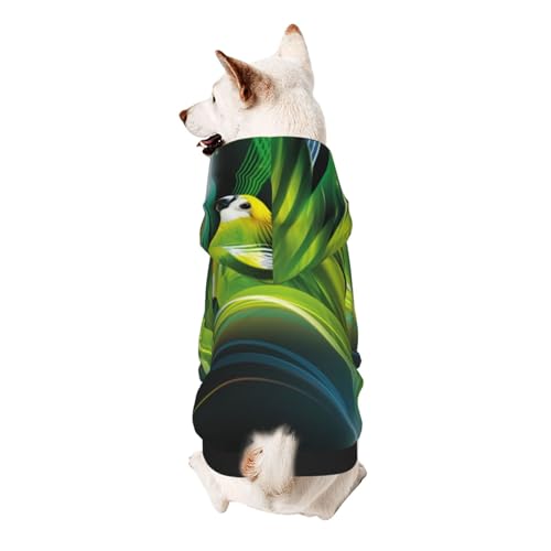 Hunde-Kapuzenpullover für Papageien, weiche und atmungsaktive Haustierkleidung für kleine bis große Hunde, stilvolle und bequeme Hundekleidung von HMBGFW
