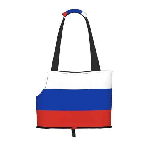 Hundetasche mit russischer Flagge, Haustier-Tragetasche, Tasche für kleine Hunde, Katzen, Welpen Hundetasche mit russischer Flagge, Haustier-Tragetasche, Tasche für kleine Hunde, Katzen, Welpen von HMBGFW