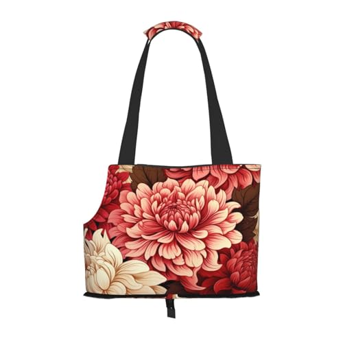 Hundetragetasche mit Blumenmotiv, für kleine Hunde, Katzen, Welpen Hundetragetasche mit Blumenmotiv, für kleine Hunde, Katzen, Welpen von HMBGFW