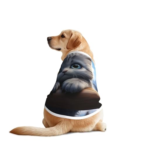 Lonely Kitty Haustier-T-Shirts für Hunde - Hundekleidung für große und mittelgroße Hunde, bequeme Hunde-Shirts, perfekt für den täglichen Gebrauch Lonely Kitty Haustier-T-Shirts für Hunde - Hundekleidung für große und mittelgroße Hunde, bequeme Hunde-Shirts, perfekt für den täglichen Gebrauch von HMBGFW