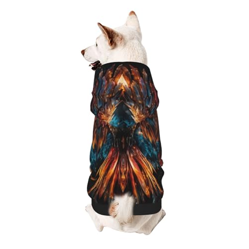 Phoenix Hunde-Kapuzenpullover, weiche und atmungsaktive Haustierkleidung für kleine bis große Hunde, stilvolle und bequeme Hundekleidung von HMBGFW