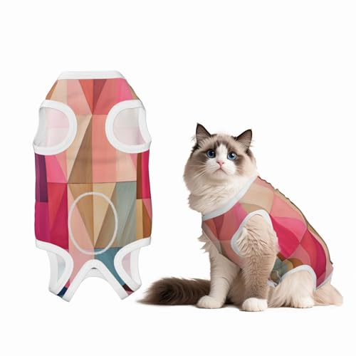 Puzzle in drei Farben, Genesungsanzug für Hunde und Katzen nach Operationen, Haustier-Genesungs-Shirt, Einteiler für Haustiere, Chirurgie Puzzle in drei Farben, Genesungsanzug für Hunde und Katzen nach Operationen, Haustier-Genesungs-Shirt, Einteiler für Haustiere, Chirurgie von HMBGFW